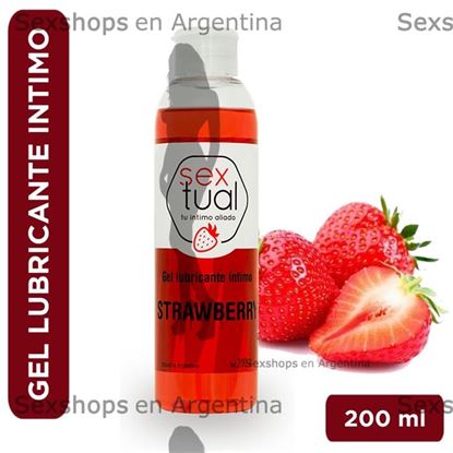 Gel estimulante sabor frutilla 200ml